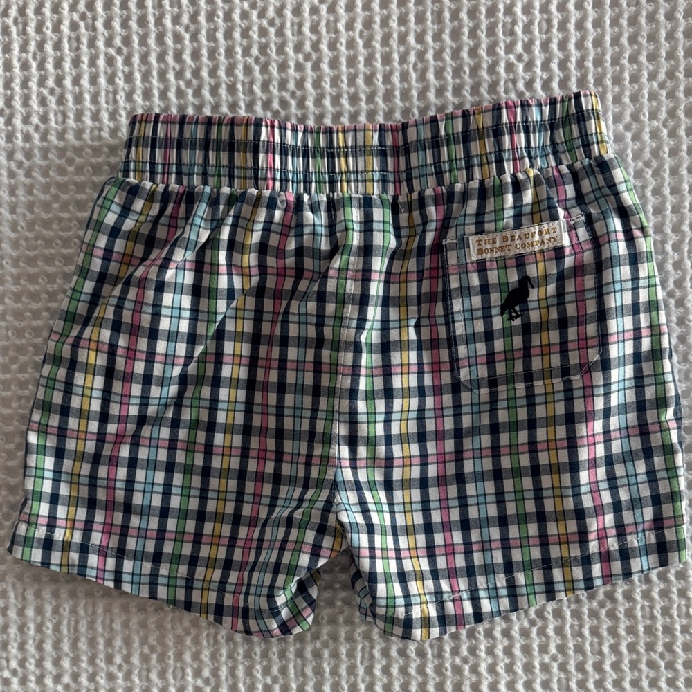 Beaufort Bonnet boys plaid short